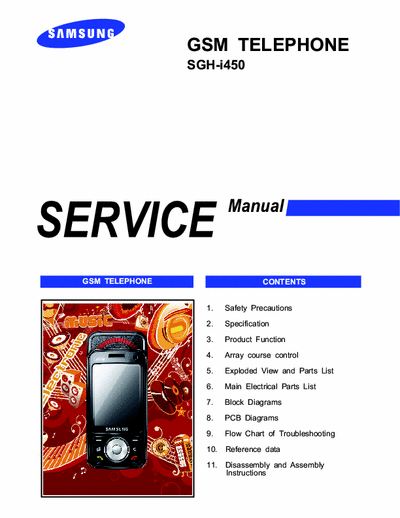 Samsung SGH-i450 Service Manual Gsm Telephone - Part 1/3 [tot file 9.729Kb] Pag.92